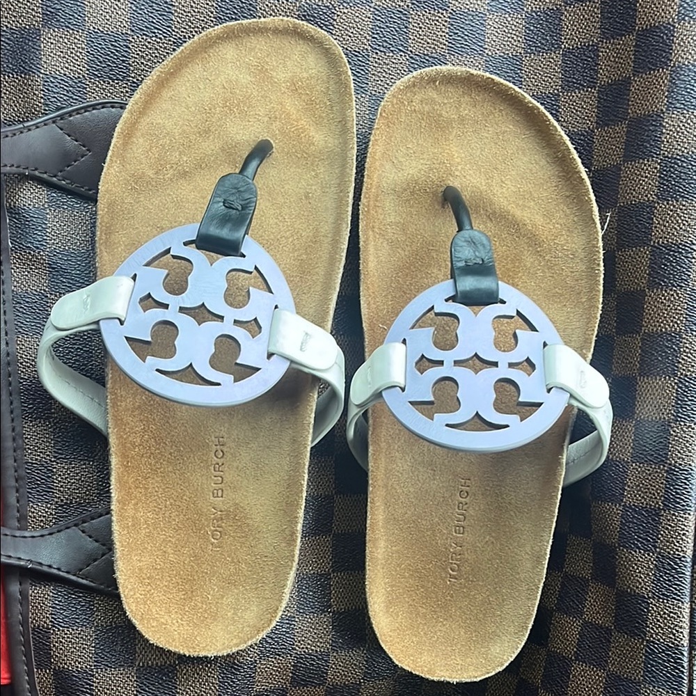 Tory Burch Sandals with Logo Design